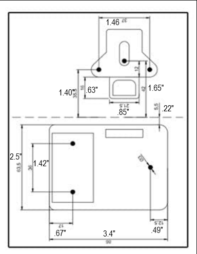 10 lock systems, Hidden RFID Cabinet Drawer Lock, 3 user fobs